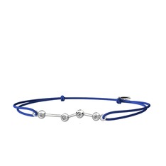 Swarovski 8 ayar beyaz altın bileklik