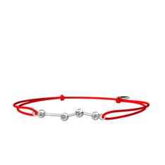 Swarovski 18 ayar beyaz altın bileklik