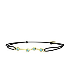 Aries Bileklik - Akuamarin 8 ayar altın bileklik #9lpyp0