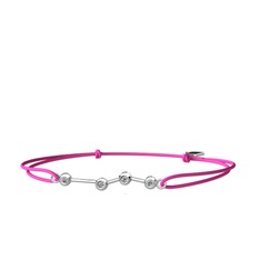 Aries Bileklik - Swarovski 8 ayar beyaz altın bileklik #9mxje4