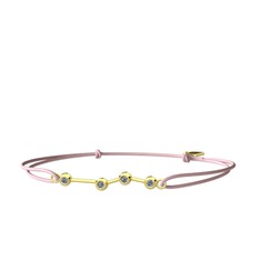 Aries Bileklik - Pırlanta 14 ayar altın bileklik (0.144 karat) #clyuw7