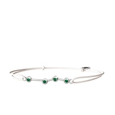 Aries Bileklik - Yeşil kuvars 925 ayar gümüş bileklik #fb8l39