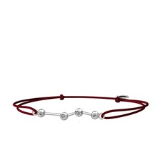 Aries Bileklik - Beyaz zirkon 18 ayar beyaz altın bileklik #gk15qh