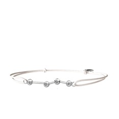 Aries Bileklik - Swarovski 14 ayar beyaz altın bileklik #hd5pr2