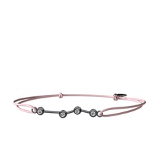 Aries Bileklik - Swarovski 925 ayar siyah rodyum kaplama gümüş bileklik #jn2lur