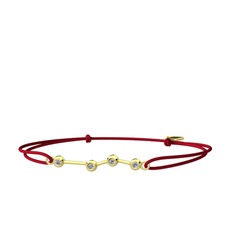 Aries Bileklik - Swarovski 18 ayar altın bileklik #q8rki3