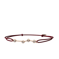 Aries Bileklik - Swarovski 8 ayar rose altın bileklik #sd6stt
