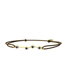 Aries Bileklik - Lab safir 18 ayar altın bileklik #w54cz0