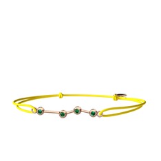 Aries Bileklik - Yeşil kuvars 14 ayar rose altın bileklik #zoiwh1