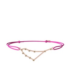 Capricorn Bileklik - Peridot 925 ayar rose altın kaplama gümüş bileklik #10cj2ej