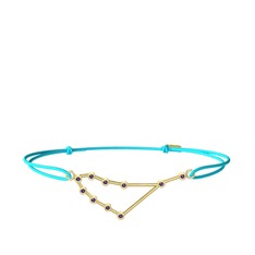 Ametist 8 ayar altın bileklik