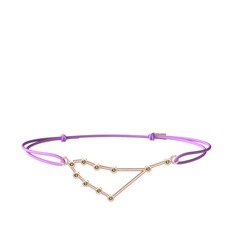 Peridot 18 ayar rose altın bileklik