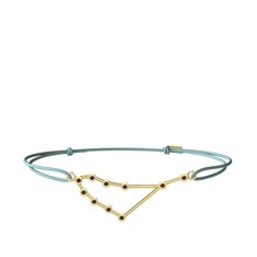 Capricorn Bileklik - Kök yakut 14 ayar altın bileklik #1ah5lvo