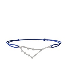 Capricorn Bileklik - Swarovski 8 ayar beyaz altın bileklik #1l7xvx0