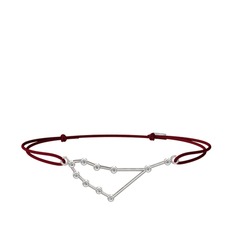 Capricorn Bileklik - Swarovski 8 ayar beyaz altın bileklik #1py9prh