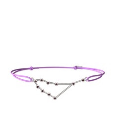 Capricorn Bileklik - Kök yakut 925 ayar gümüş bileklik #1ybsxmp