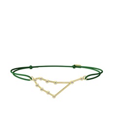 Beyaz zirkon 18 ayar altın bileklik