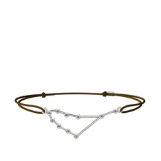 Capricorn Bileklik - Pırlanta 925 ayar gümüş bileklik (0.15 karat) #5qnxkq