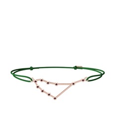 Capricorn Bileklik - Kök yakut 8 ayar rose altın bileklik #cmhfqf