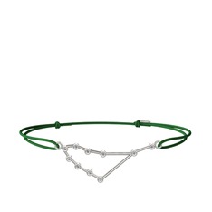 Capricorn Bileklik - Swarovski 18 ayar beyaz altın bileklik #dcjgnm