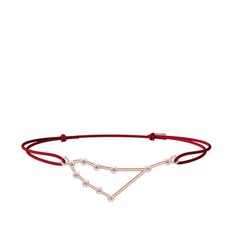 Capricorn Bileklik - Swarovski 8 ayar rose altın bileklik #j8zux0
