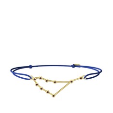 Capricorn Bileklik - Kök yakut 8 ayar altın bileklik #lffblu