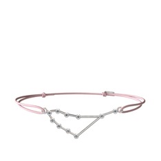 Capricorn Bileklik - Pırlanta 18 ayar beyaz altın bileklik (0.15 karat) #ll55xi