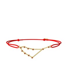 Garnet 18 ayar altın bileklik