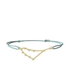 Capricorn Bileklik - Swarovski 14 ayar altın bileklik #n6bpac
