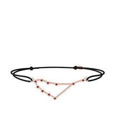 Garnet 18 ayar rose altın bileklik