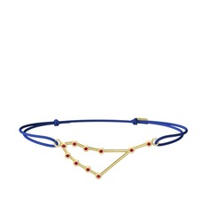 Rodolit garnet 18 ayar altın bileklik