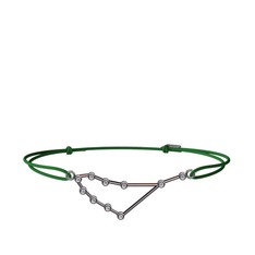 Capricorn Bileklik - Swarovski 925 ayar siyah rodyum kaplama gümüş bileklik #q38oud