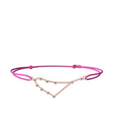 Capricorn Bileklik - Pırlanta 18 ayar rose altın bileklik (0.15 karat) #qa4ty7