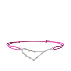 Capricorn Bileklik - Swarovski 14 ayar beyaz altın bileklik #r795gv