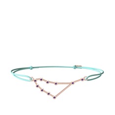 Capricorn Bileklik - Ametist 18 ayar rose altın bileklik #rwvwl4