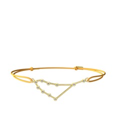 Capricorn Bileklik - Swarovski 14 ayar altın bileklik #sk6p1r