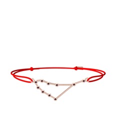 Kök yakut 8 ayar rose altın bileklik