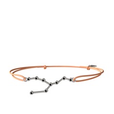 Taurus Bileklik - Siyah zirkon 925 ayar gümüş bileklik #13oby7t