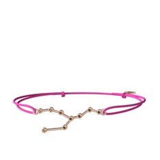 Taurus Bileklik - Peridot 18 ayar rose altın bileklik #18tkna1