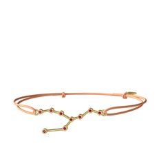 Taurus Bileklik - Rodolit garnet 18 ayar altın bileklik #1h5b4d0