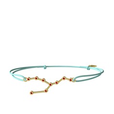 Taurus Bileklik - Garnet 14 ayar altın bileklik #1hiq5j6