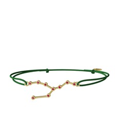 Taurus Bileklik - Rodolit garnet 14 ayar altın bileklik #1iayn9l