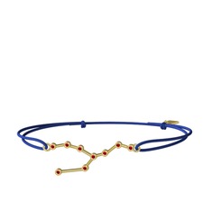 Garnet 8 ayar altın bileklik