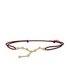 Taurus Bileklik - Pembe kuvars 18 ayar altın bileklik #1s5ue9y