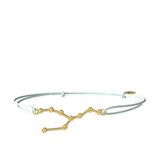 Taurus Bileklik - Sitrin 925 ayar altın kaplama gümüş bileklik #40xuy2