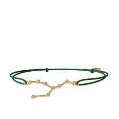 Taurus Bileklik - Pembe kuvars 14 ayar altın bileklik #4uj8zc