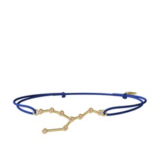 Taurus Bileklik - Pembe kuvars 8 ayar altın bileklik #69m6jl