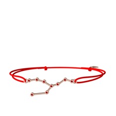 Taurus Bileklik - Garnet 8 ayar rose altın bileklik #6al0p4