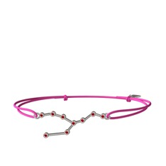 Taurus Bileklik - Garnet 925 ayar gümüş bileklik #6ip523