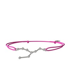 Taurus Bileklik - Beyaz zirkon 18 ayar beyaz altın bileklik #cnq9u7